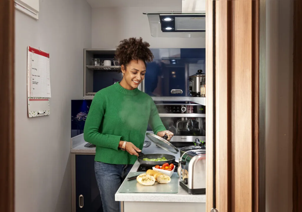 Studio kitchenette at Study Inn