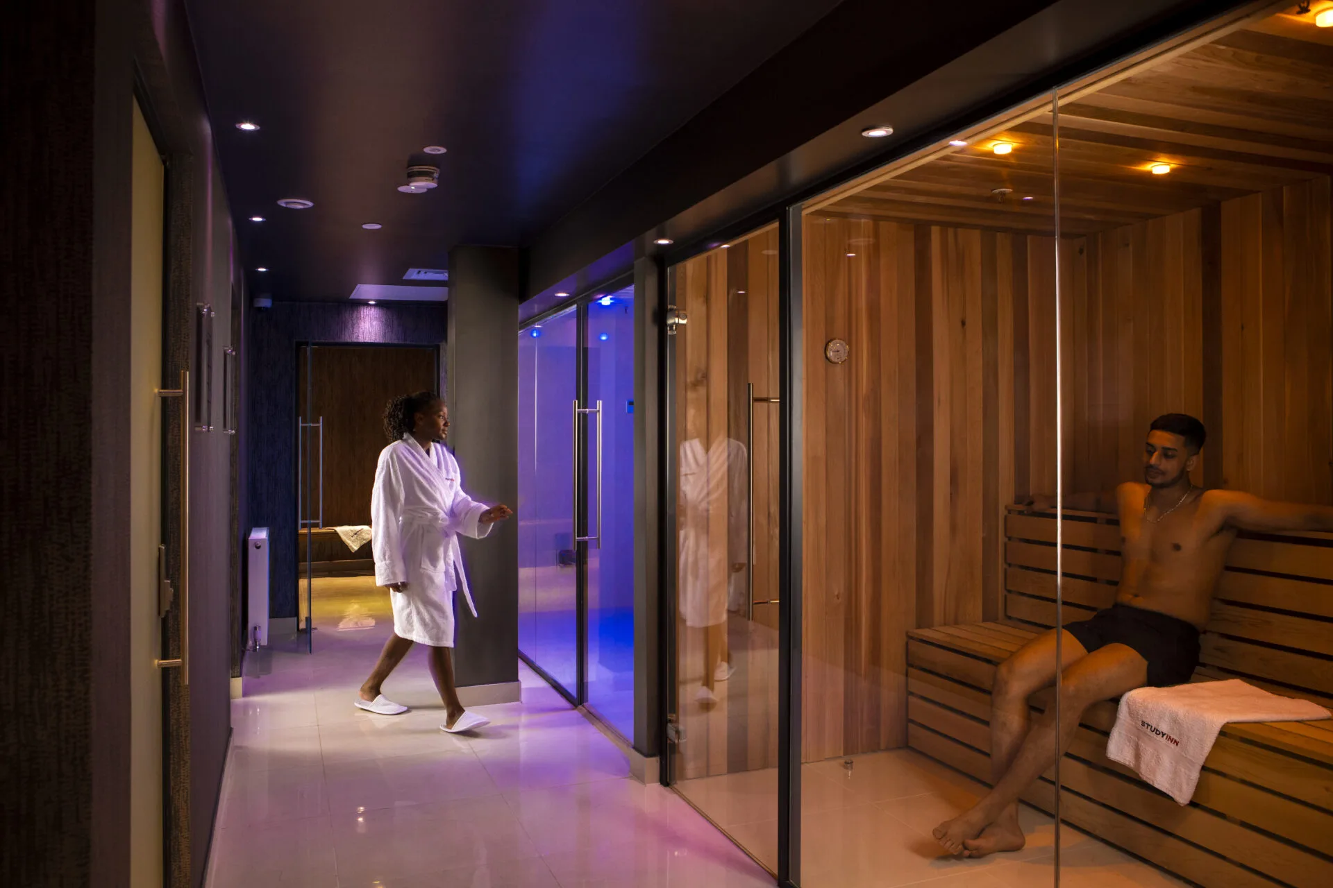 Spa and wellness area at Study Inn