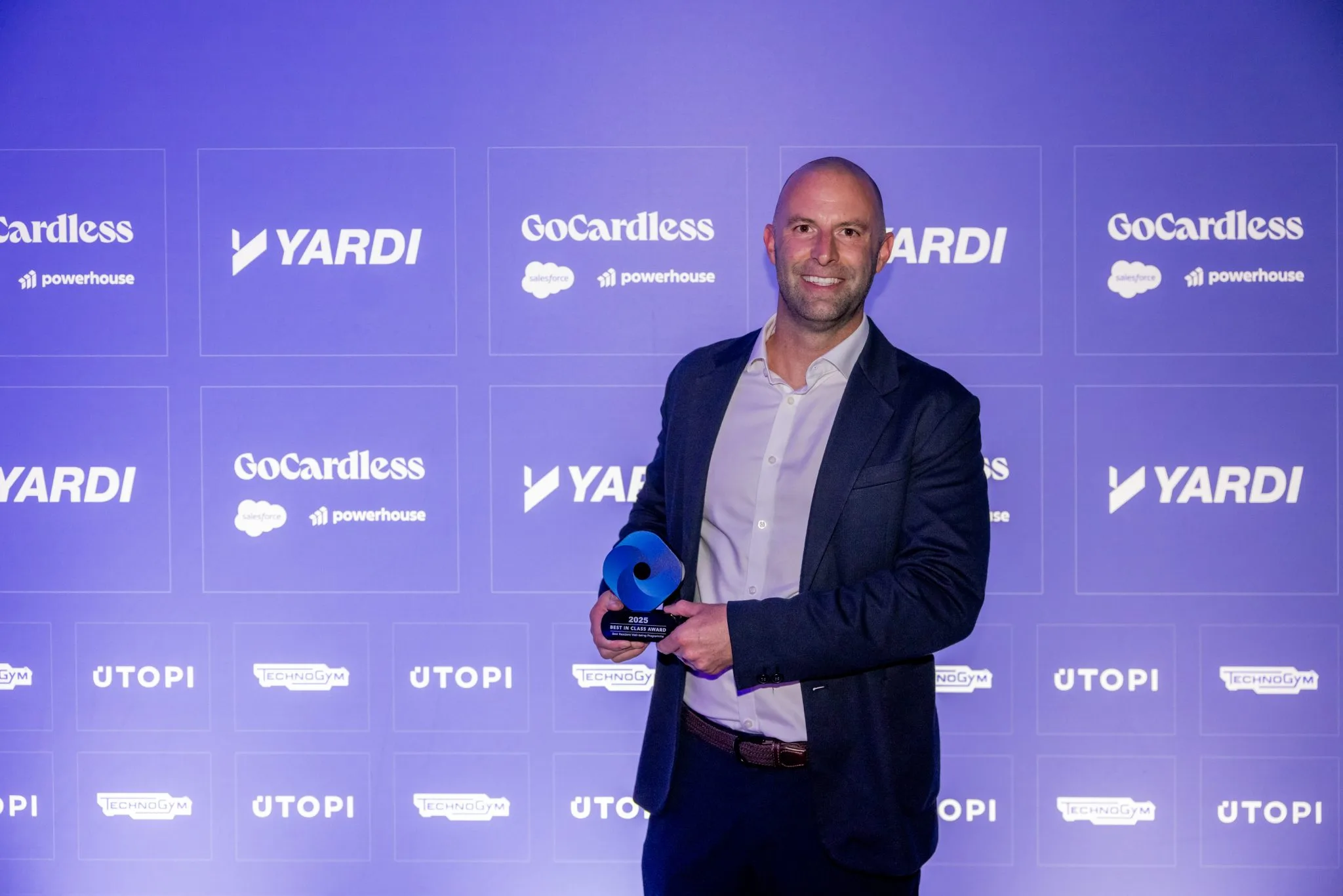 Matt Shakespeare, Study Inn's Managing Director Of Operations, receives Best In Class Award 2025