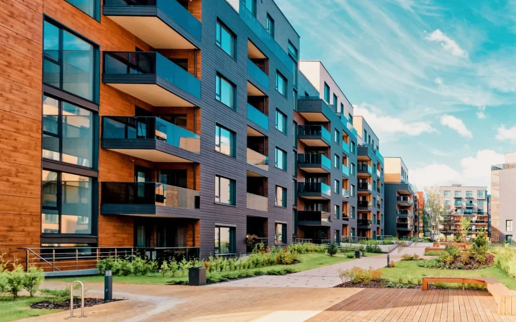 Modern apartment-style student accommodation in Nottingham.